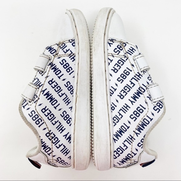 Tommy Hilfiger Logo Sneakers 8 Toddler - Picture 6 of 8